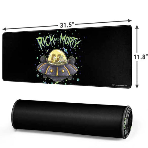Adult Swim Rick and Morty Spaceship Gaming Mouse Pad