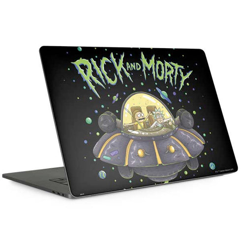 Adult Swim Rick and Morty Spaceship Apple MacBook Pro 15-inch Skin