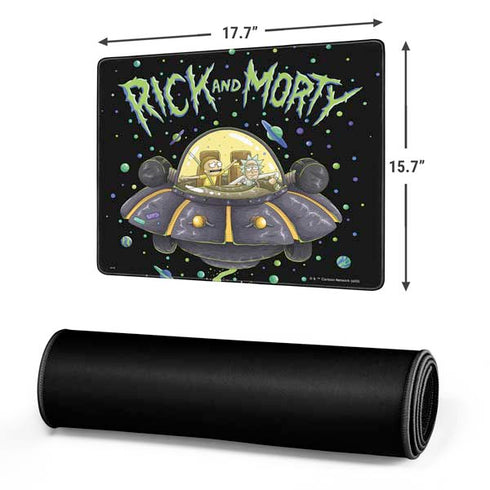 Adult Swim Rick and Morty Spaceship Gaming Mouse Pad
