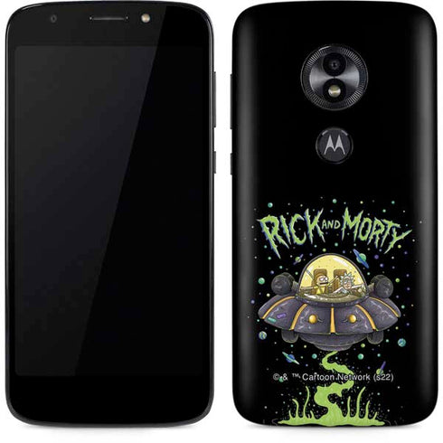 Adult Swim Rick and Morty Spaceship Moto E5 Play Skin