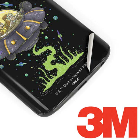 Adult Swim Rick and Morty Spaceship Moto G6 Skin