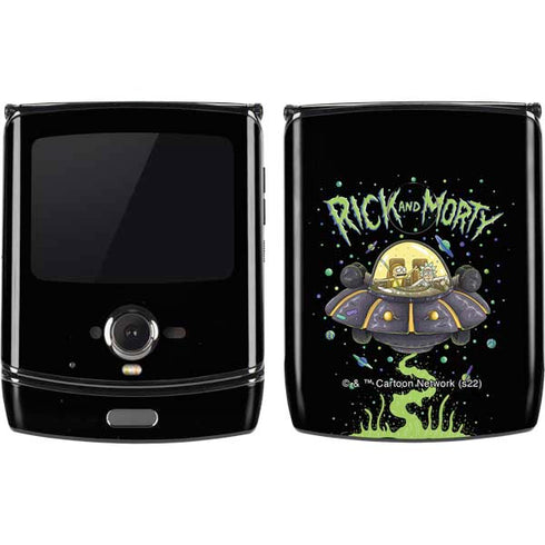 Adult Swim Rick and Morty Spaceship Motorola RAZR Skin