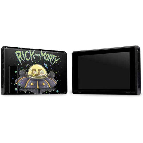 Adult Swim Rick and Morty Spaceship Nintendo Switch Bundle Skin