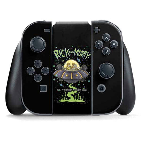 Adult Swim Rick and Morty Spaceship Nintendo Switch (2017-2021) Joy-Con Controller Skin