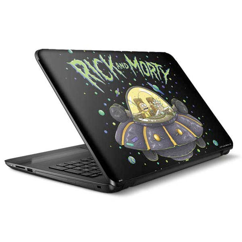 Adult Swim Rick and Morty Spaceship HP Notebook Skin