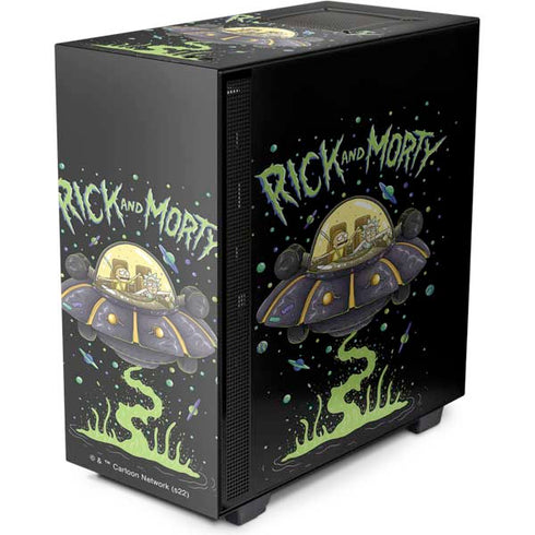 Adult Swim Rick and Morty Spaceship NZXT H510 Compact ATX Mid-Tower Case Skin