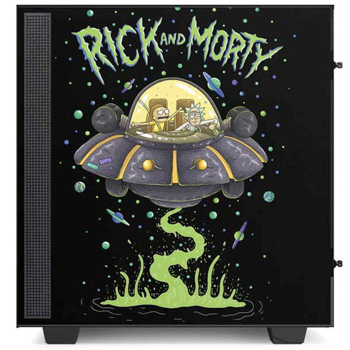 Adult Swim Rick and Morty Spaceship NZXT H510 Compact ATX Mid-Tower Case Skin