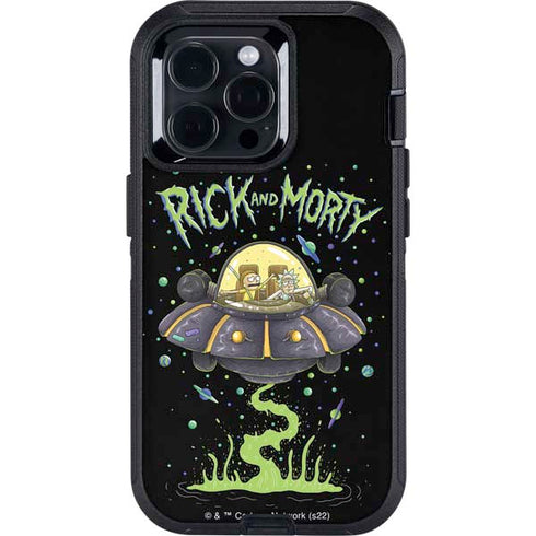 Adult Swim Rick and Morty Spaceship Otterbox Defender iPhone Skin