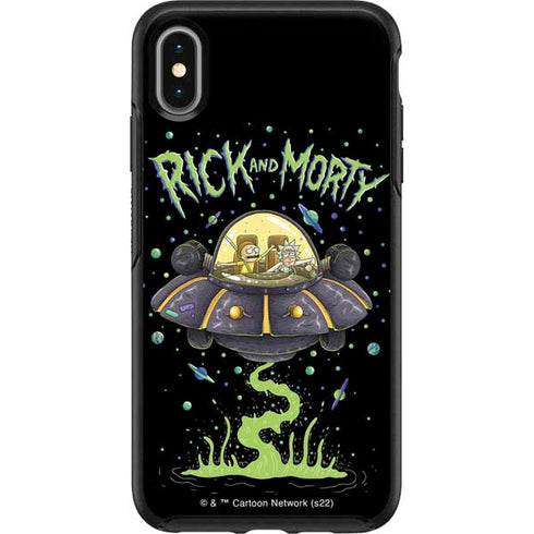 Adult Swim Rick and Morty Spaceship Otterbox Symmetry iPhone Skin