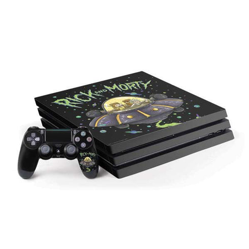 Adult Swim Rick and Morty Spaceship PS4 Pro Bundle Skin