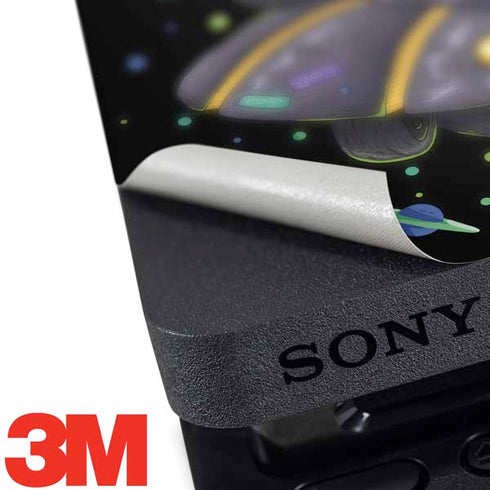 Adult Swim Rick and Morty Spaceship PS4 Slim Bundle Skin