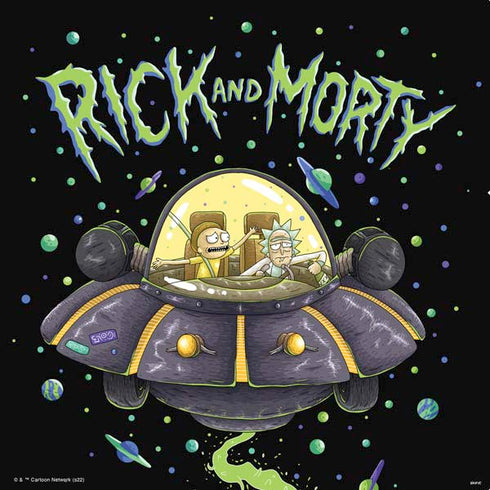Adult Swim Rick and Morty Spaceship PS4 Slim Skin
