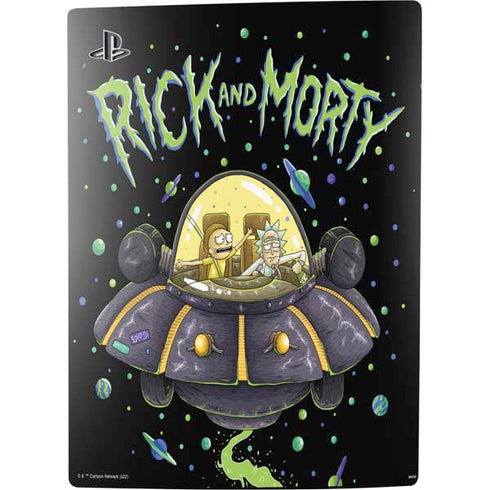Adult Swim Rick and Morty Spaceship PS5 Bundle Skin