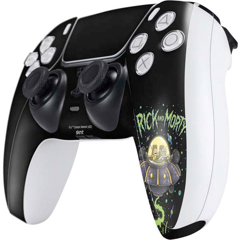 Adult Swim Rick and Morty Spaceship PS5 Controller Skin