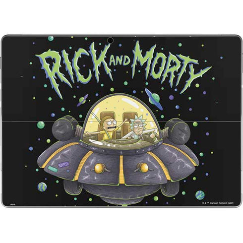 Adult Swim Rick and Morty Spaceship Surface Pro 8 Skin