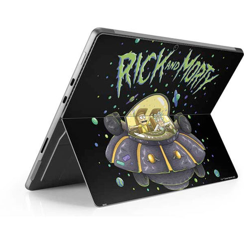 Adult Swim Rick and Morty Spaceship Surface Pro 8 Skin