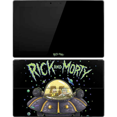 Adult Swim Rick and Morty Spaceship Surface Pro Tablet Skin