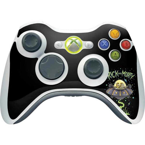 Adult Swim Rick and Morty Spaceship Xbox 360 Wireless Controller Skin
