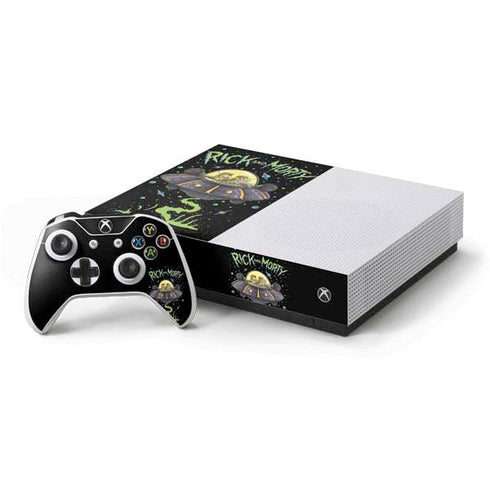 Adult Swim Rick and Morty Spaceship Xbox One S All-Digital Edition Bundle Skin