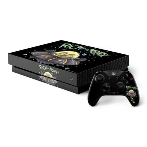 Adult Swim Rick and Morty Spaceship Xbox One X Bundle Skin