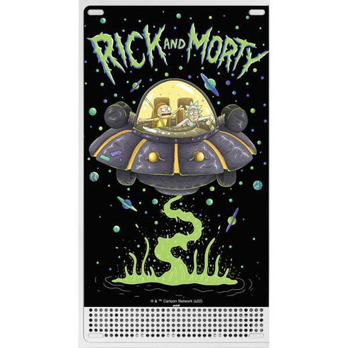 Adult Swim Rick and Morty Spaceship Xbox Series S Console Skin