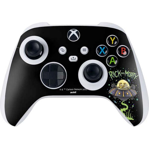 Adult Swim Rick and Morty Spaceship Xbox Series S Controller Skin