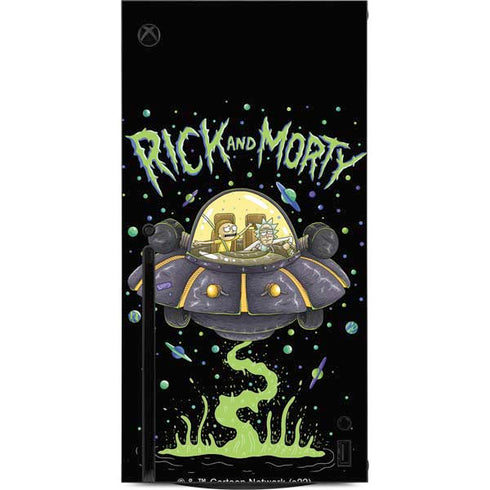Adult Swim Rick and Morty Spaceship Xbox Series X Console Skin