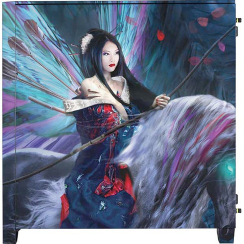 Ruth Thompson Ride of the Yokai Fairy and Dragon Corsair 4000D Tempered Glass Mid-Tower ATX Case Skin