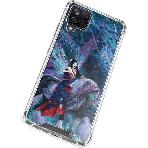 Ruth Thompson Ride of the Yokai Fairy and Dragon Galaxy A12 Clear Case