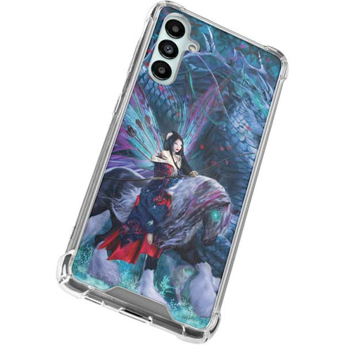 Ride of the Yokai Fairy and Dragon by Ruth Thompson Galaxy A15 5G Clear Case