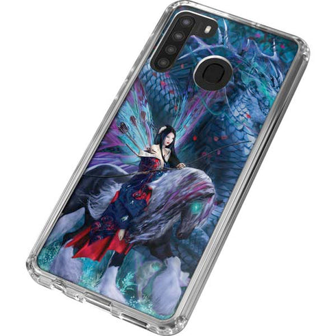 Ruth Thompson Ride of the Yokai Fairy and Dragon Galaxy A21 Clear Case