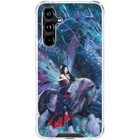 Ride of the Yokai Fairy and Dragon by Ruth Thompson Galaxy A54 5G Clear Case