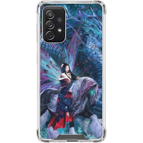 Ruth Thompson Ride of the Yokai Fairy and Dragon Galaxy A72 5G Clear Case