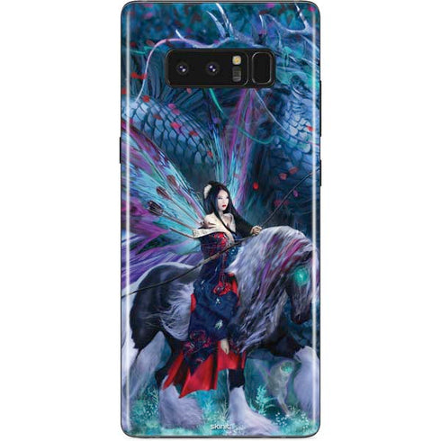 Ruth Thompson Ride of the Yokai Fairy and Dragon Galaxy Note 8 Skin