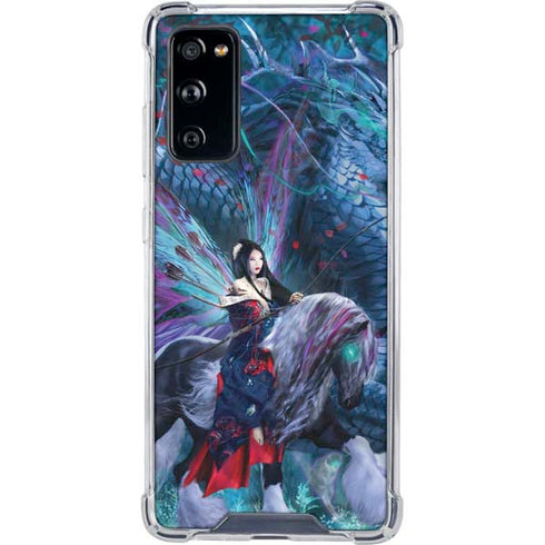 Ruth Thompson Ride of the Yokai Fairy and Dragon Galaxy S20 FE Clear Case