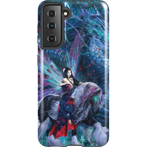 Ruth Thompson Ride of the Yokai Fairy and Dragon Galaxy S21 5G Pro Case