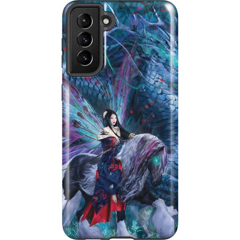 Ruth Thompson Ride of the Yokai Fairy and Dragon Galaxy S21 FE Pro Case
