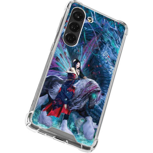 Ruth Thompson Ride of the Yokai Fairy and Dragon Galaxy S23 Clear Case