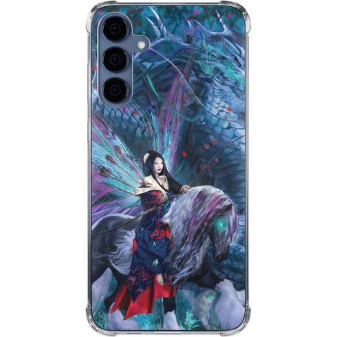 Ride of the Yokai Fairy and Dragon by Ruth Thompson Galaxy S24 Clear Case