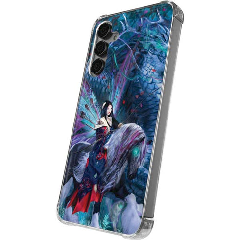 Ride of the Yokai Fairy and Dragon by Ruth Thompson Galaxy S24 Plus Clear Case