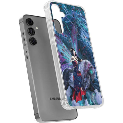Ride of the Yokai Fairy and Dragon by Ruth Thompson Galaxy S24 Plus Clear Case