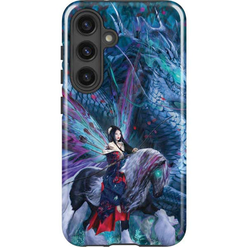 Ride of the Yokai Fairy and Dragon by Ruth Thompson Galaxy S24 Plus Impact Case