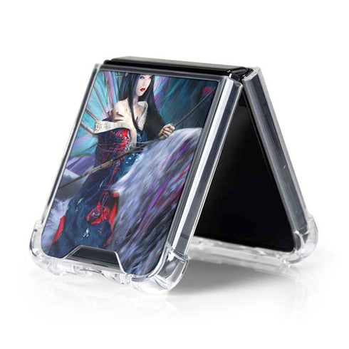Ride of the Yokai Fairy and Dragon by Ruth Thompson Galaxy Z Flip5 5G Clear Case