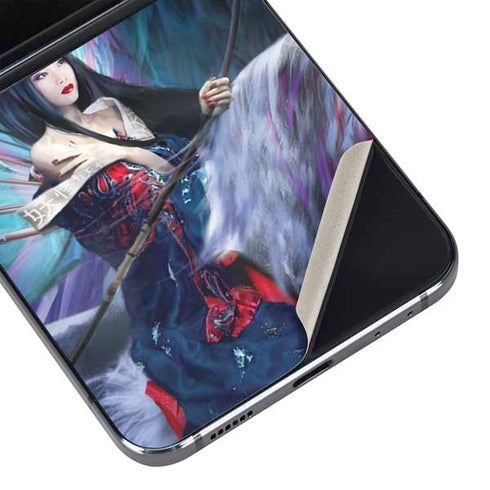 Ride of the Yokai Fairy and Dragon by Ruth Thompson Galaxy Z Flip5 5G Skin