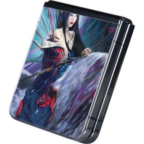 Ride of the Yokai Fairy and Dragon by Ruth Thompson Galaxy Z Flip5 5G Skin