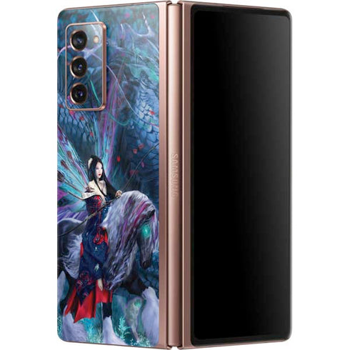 Ruth Thompson Ride of the Yokai Fairy and Dragon Galaxy Z Fold2 5G Skin