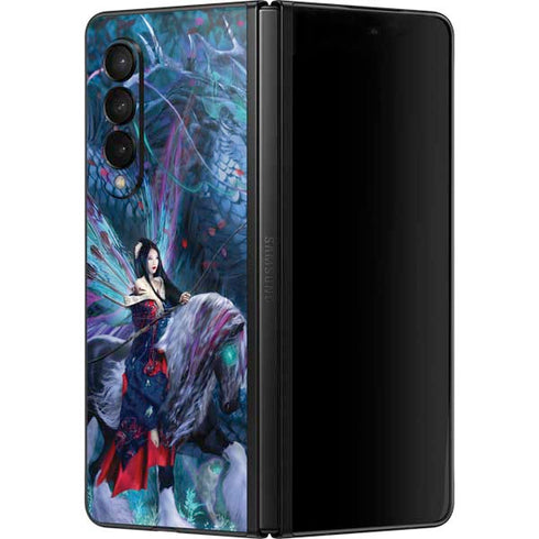 Ruth Thompson Ride of the Yokai Fairy and Dragon Galaxy Z Fold3 5G Skin