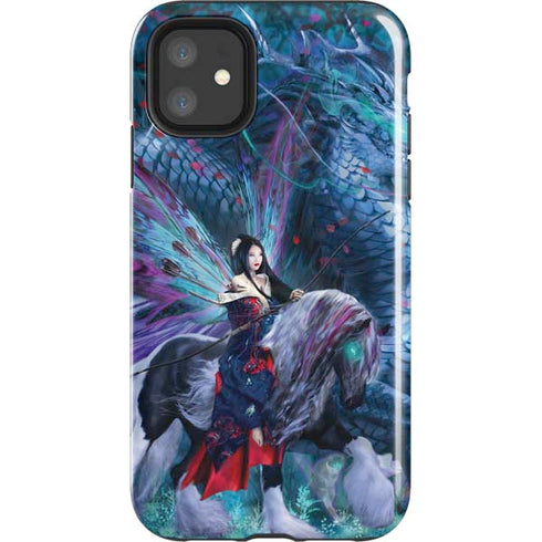 Ruth Thompson Ride of the Yokai Fairy and Dragon iPhone 11 Impact Case