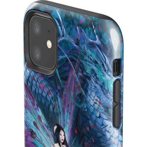 Ruth Thompson Ride of the Yokai Fairy and Dragon iPhone 11 Impact Case