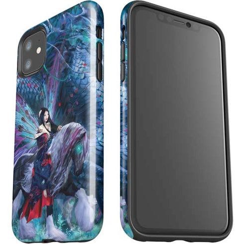 Ruth Thompson Ride of the Yokai Fairy and Dragon iPhone 11 Impact Case